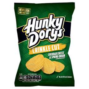 Hunky Dorys Cheddar Cheese and Spring Onions Crisps (37g)