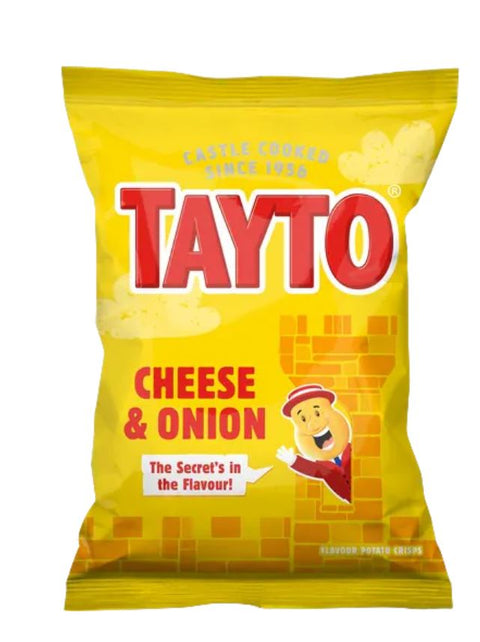 Tayto Single Pack - Cheese and Onion (37g)