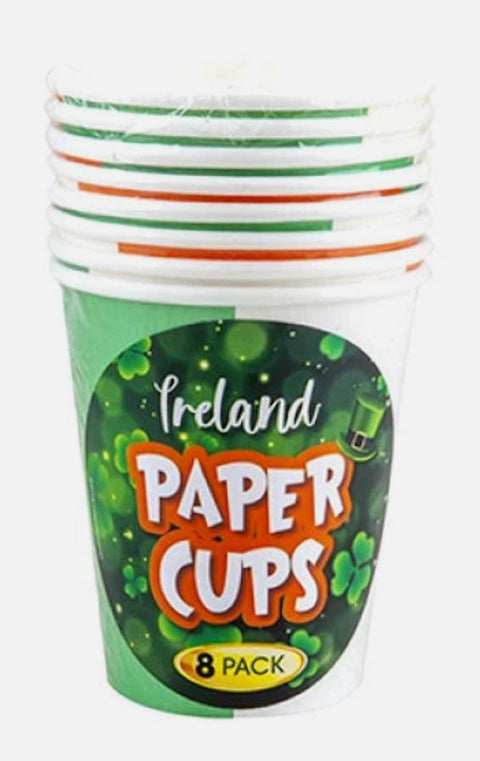 Ireland Paper Cups - 8 pack