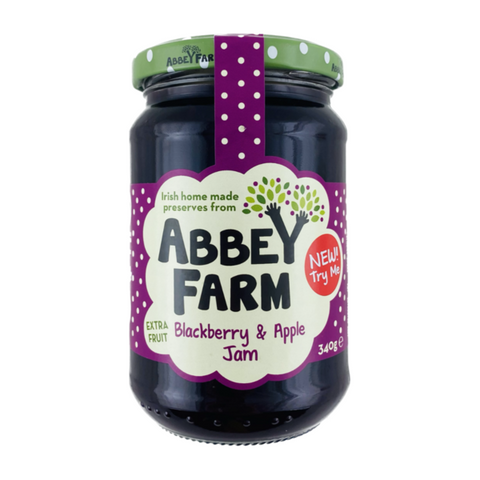 Abbey Farm Jam Blackcurrant & Apple (340g)